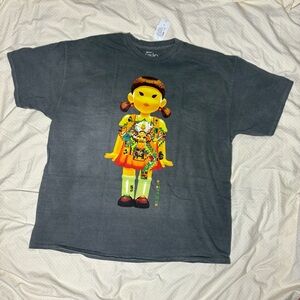 NWT Squid Game 2 Doll Stairs Size X-Large T-shirt